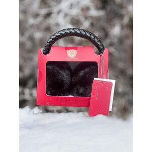 Vince Camuto Faux Fur Leather Earmuffs Gift